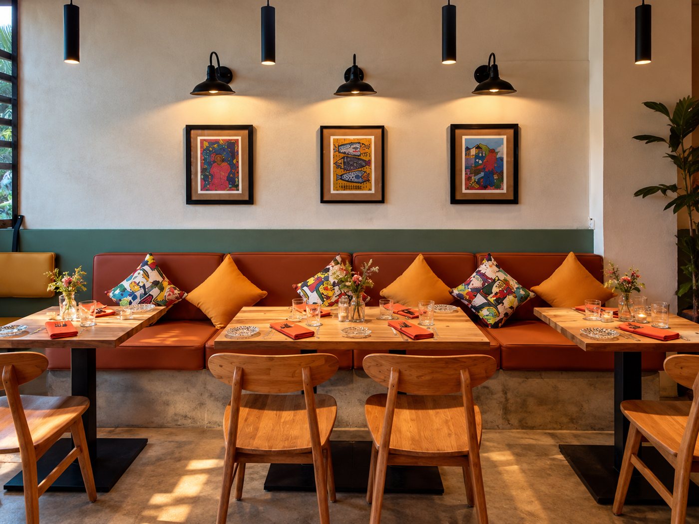 Mokari — salle banquette